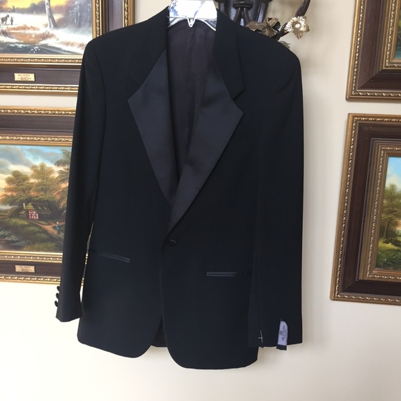 Givenchy Monsieur Men's Black Tuxedo Jacket - Picture 1 of 7